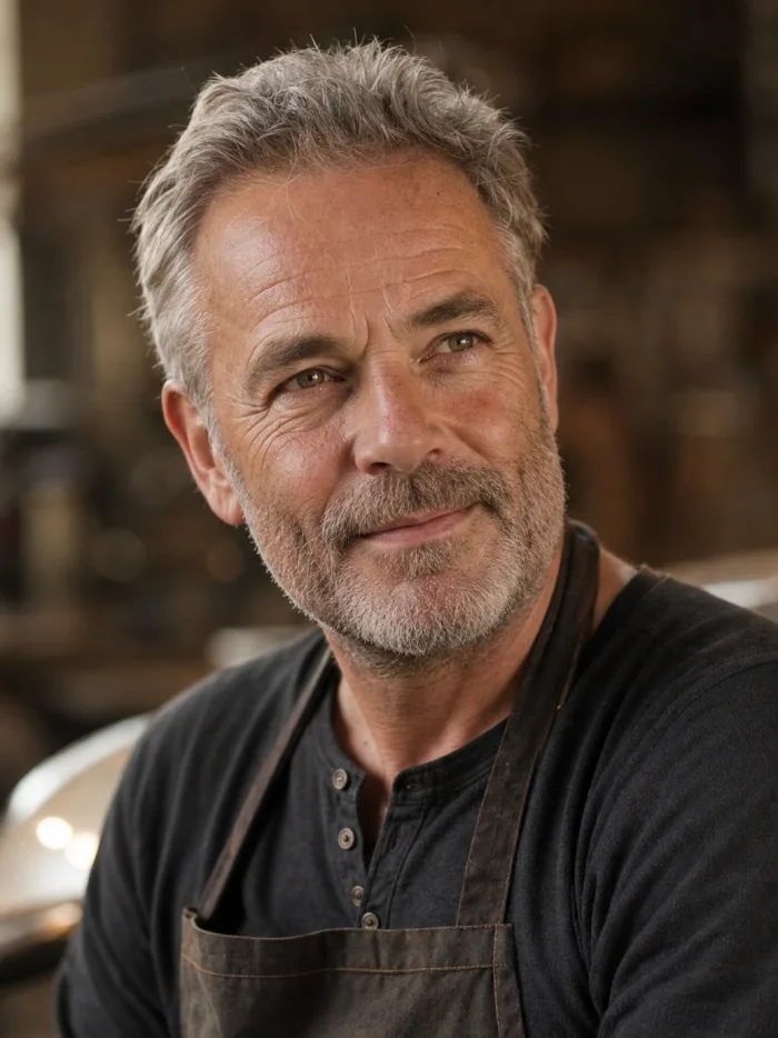 Portret van Joost van Hees, oprichter en meester-restaurateur bij Reviva Classics